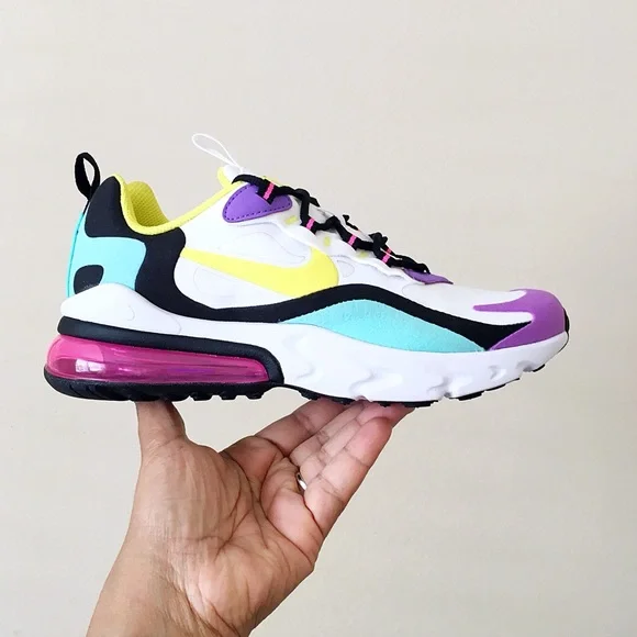 Purple Yellow And Pink Air Max 27 Nike Sportswear Womens Air Max